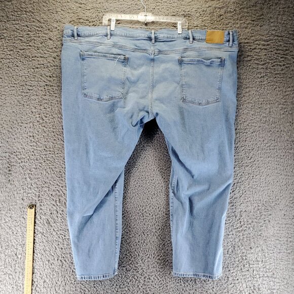 Mutual Weave Jeans Mens 60X30 Light Blue The Athletic Flex Stretch Denim - Picture 11 of 12